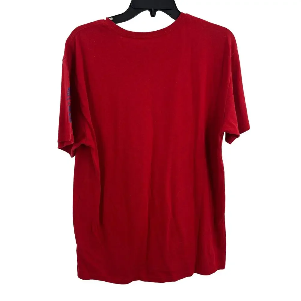 adidas F.C Bayern Munich Men Soccer Tee Football Red‎ Large